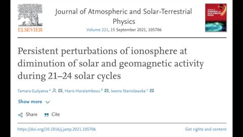 Ionosphere is our Canary in the Coal Mine