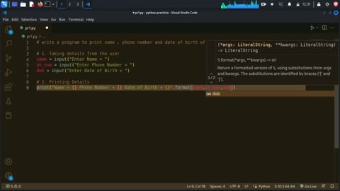 Input in Python