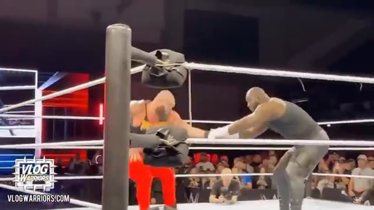 BRAUN STROWMAN DESTROYS OMOS - WWE