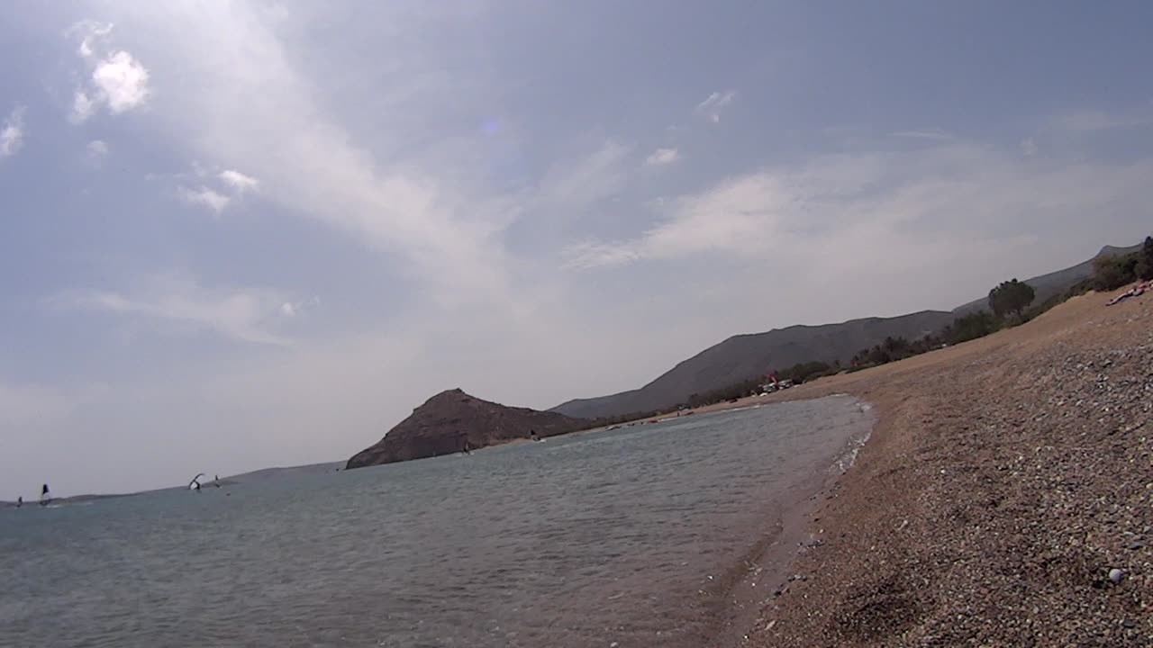 Wind Surfing @ Kouremenos Beach - Sitia (Part 2) {Natural Sound}