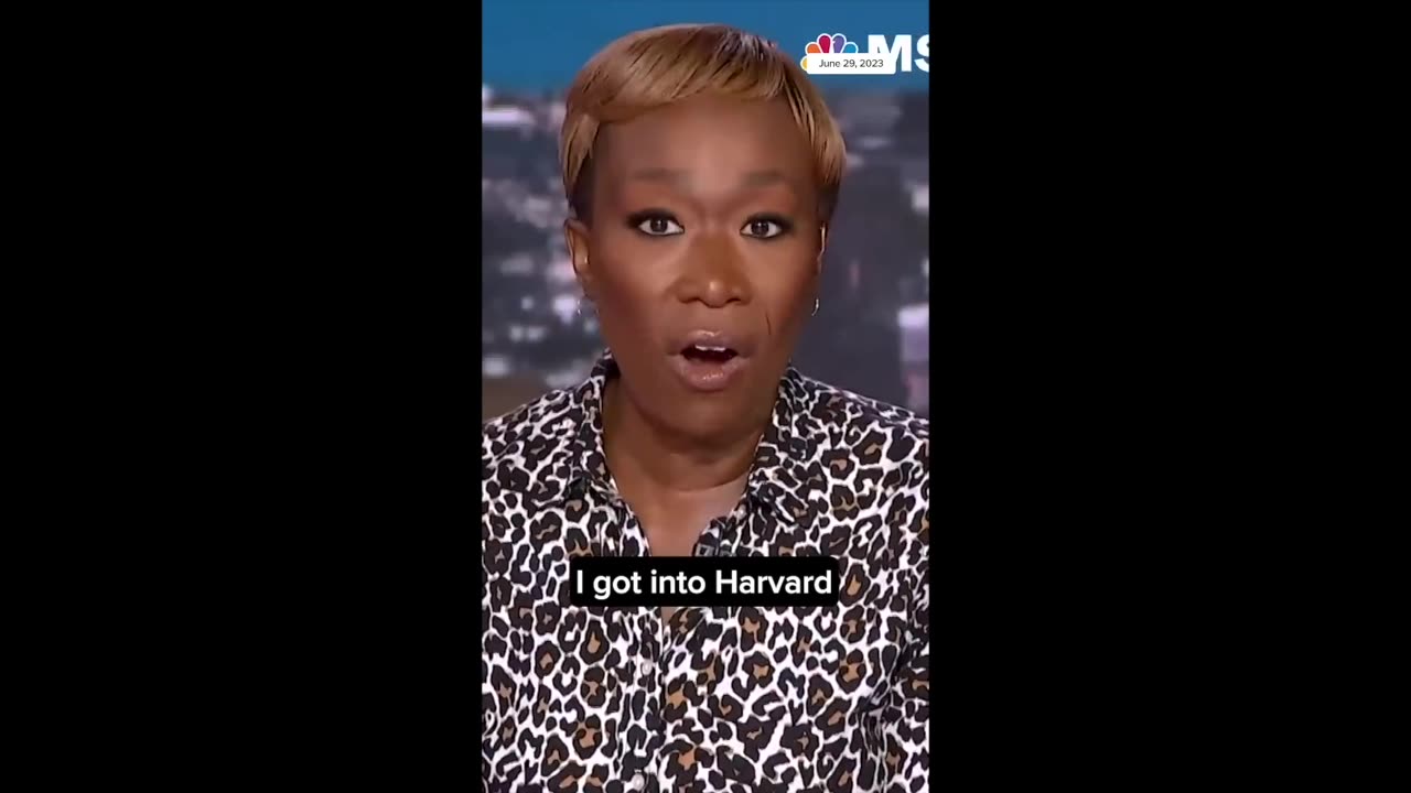 Joy Reid on Herself Getting Into Harvard + Affirmative Action