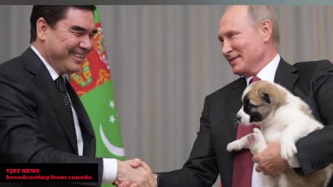 PUTIN LOVES HIS PUPPY