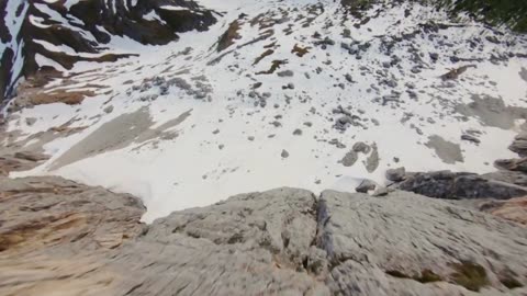 [Drone Freestyle] Mountain Landscape With Snow