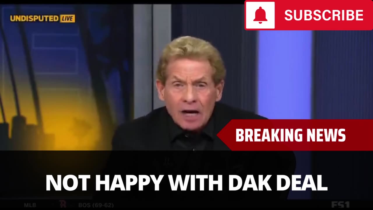 Skip Bayless Is Not Happy With Dak Prescott Deal