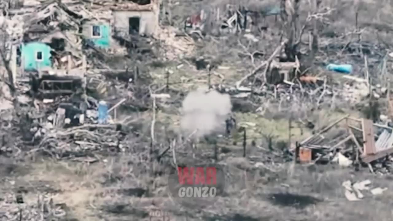 Russian fighter fought off an FPV drone of the Ukrainian Armed Forces with a machine gun