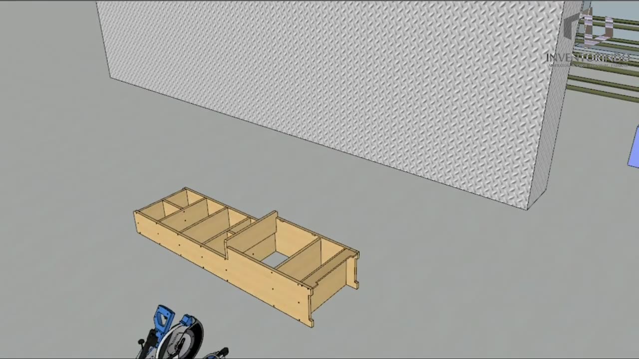 HOW TO MAKE A FOLDING TABLE BENCH WITH VERSATILE STORAGE BOXES (STEEL AND WOOD), STEP BY STEP (2)