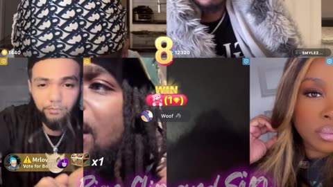 Team PK DreBaby/Papi/SK/Smylez/Camera/Cream 3/29/24 #bigoclipandsip
