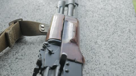 cleaned AK-47