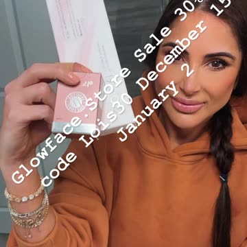 Sale 30% off December 15 -January 2 GlowFace.Store code Lois30