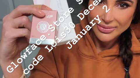 Sale 30% off December 15 -January 2 GlowFace.Store code Lois30 