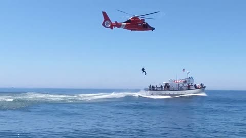 Coast Guard medevacs man from fishing vessel near Newport