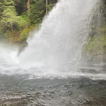 Waterfall Mt St Helens