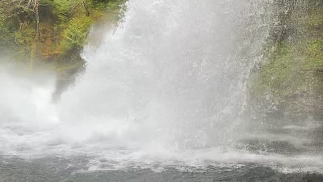 Waterfall Mt St Helens