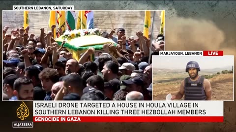 Israeli drone targets southern Lebanon: Hezbollah says three of its fighters killed in Houla