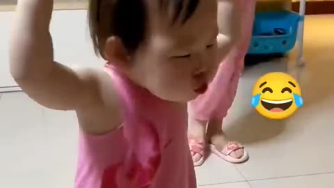 Funny video baby dance video