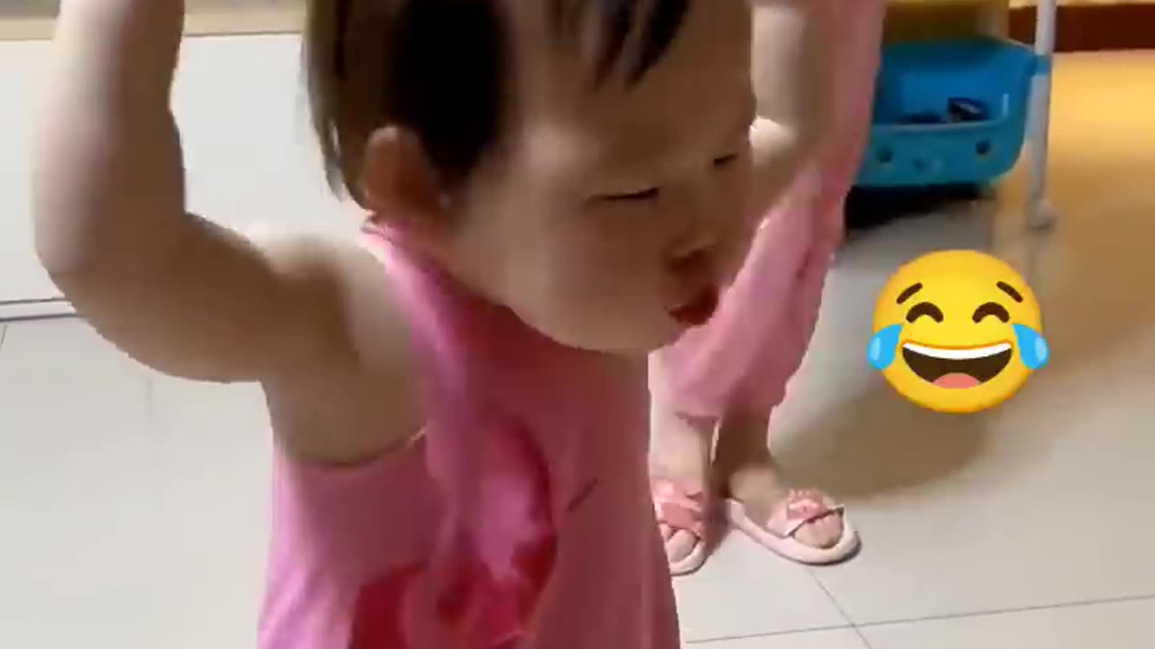 Funny video baby dance video