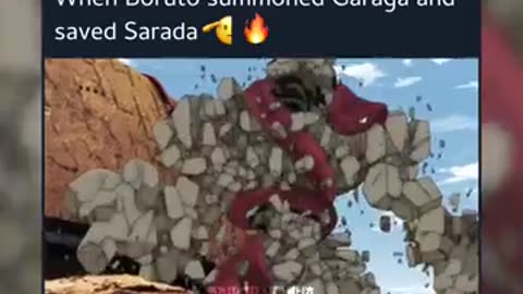 Baruto summons garaga and save sarada🫡❤️‍🔥