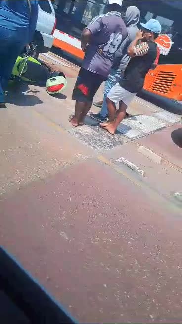 Accidente de tránsito en el Centro