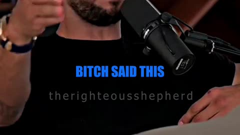 Tate: "Feminists Are Always Ugly Chicks"🤣