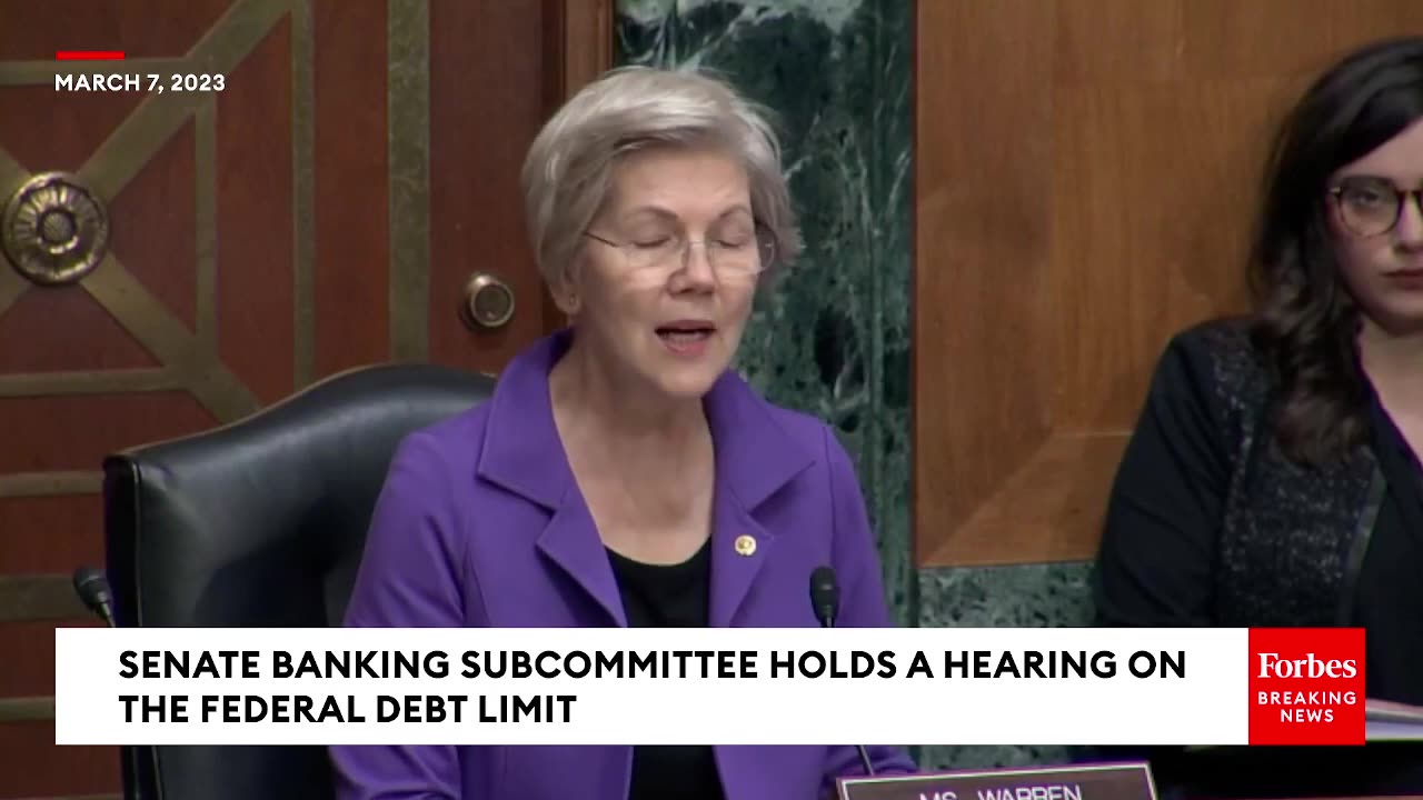 'Republicans Will Plunge The US Economy Into A Recession'- Warren Issues Warning On The Debt Ceiling