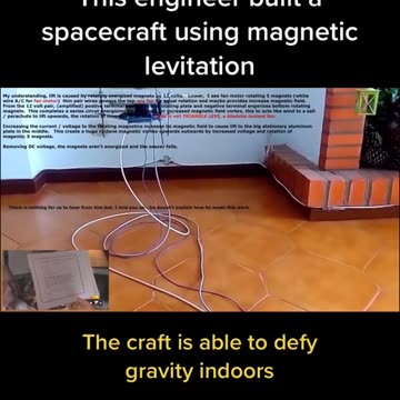 This engineer was able to build a diy antigravety