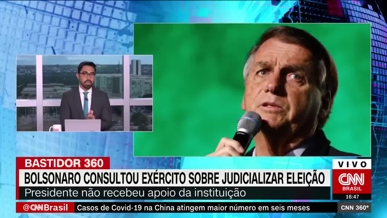 Bolsonaro consultou o Exército sobre judicializar a eleição | CNN 360º