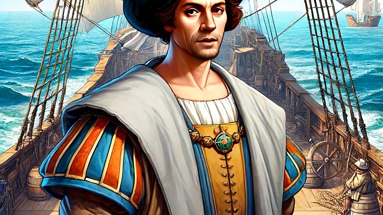 Christopher Columbus Tells His Story of Finding America