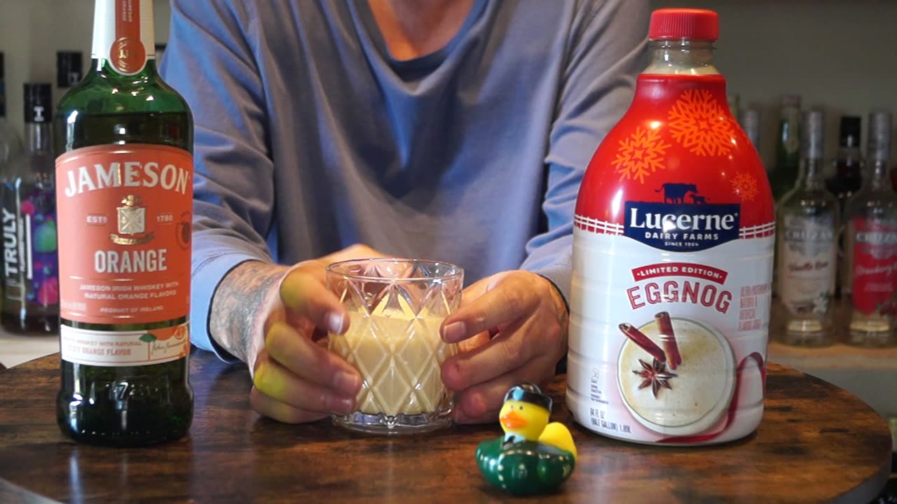 Mickey Brown - Jameson Orange Irish Whiskey & Lucerne Eggnog