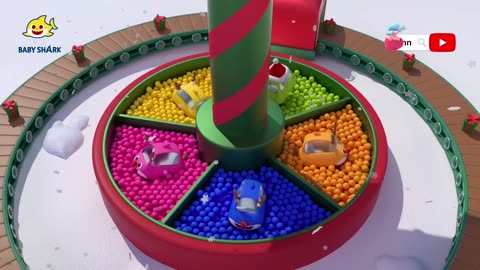 Toy Baby Shark Car Color Songs | +Compilation | Baby Shark Doo Doo Doo | Baby Shark Official