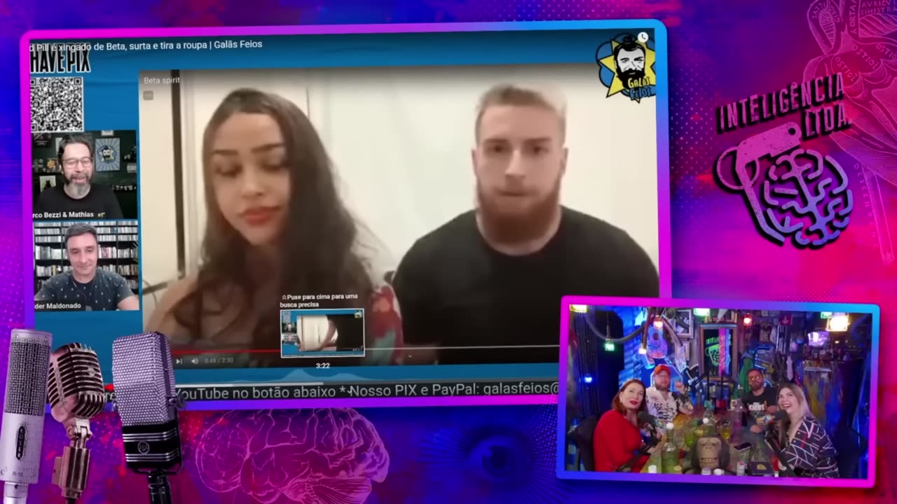 REAGINDO a VÍDEOS de RED PILLS FAMOSOS AO VIVO - VANESSA DE OLIVEIRA, BRUNA VOLPI E THIAGO