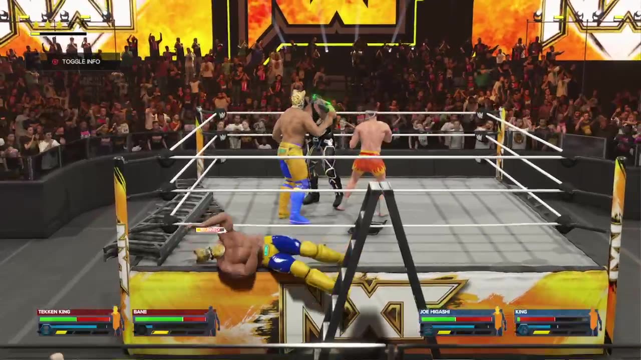 WWE 2K24 Tag Ladder Match Tekken King and Bane VS King and Joe