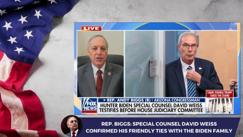 Rep Biggs: Special Counsel David Weiss Confirmed Our Suspicions About Him