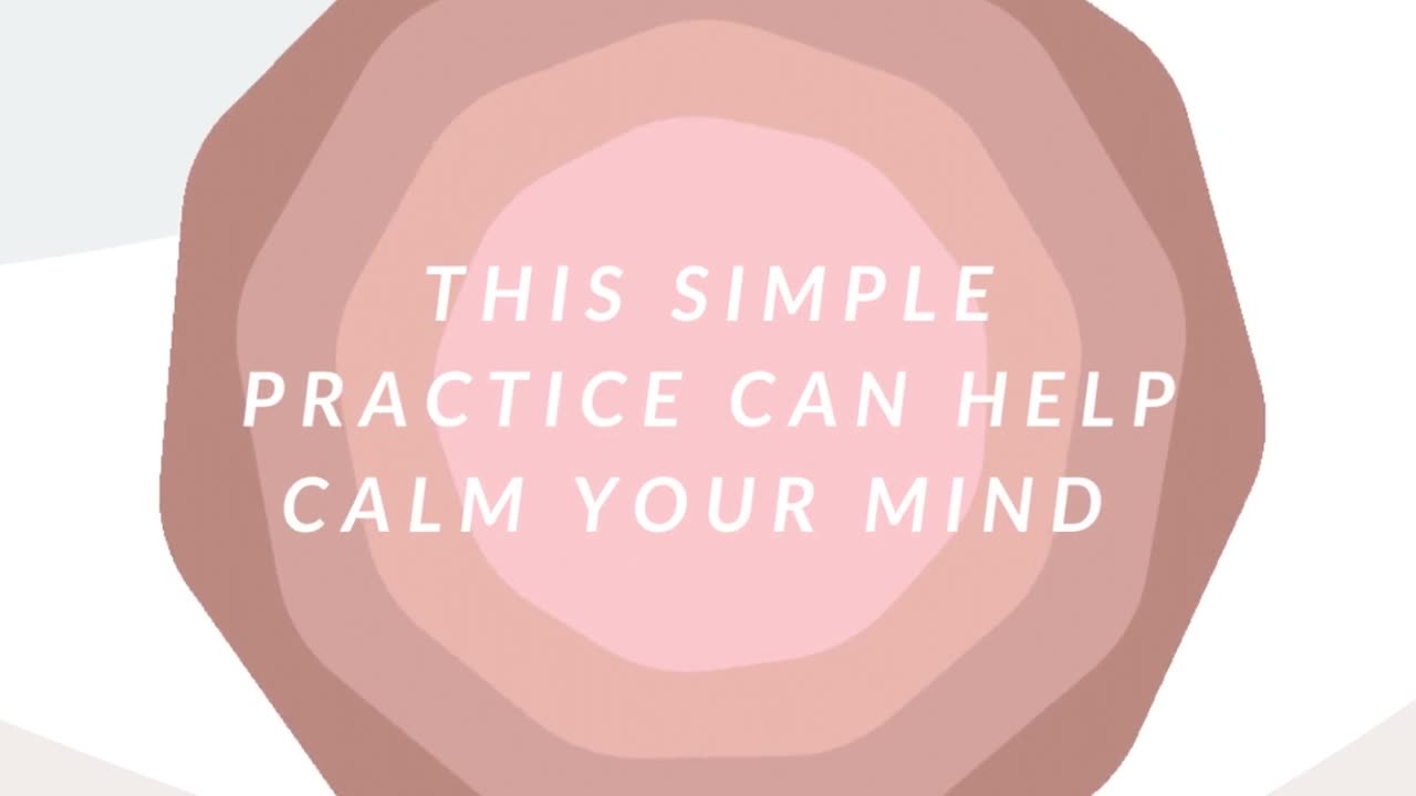 Practice This Simple Technique to Calm Your Mind!