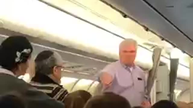 Melt down on a plane