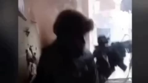 The bullet hit the helmet. True, there was a ricochet with almost no damage. It was shot in Bakhmut.