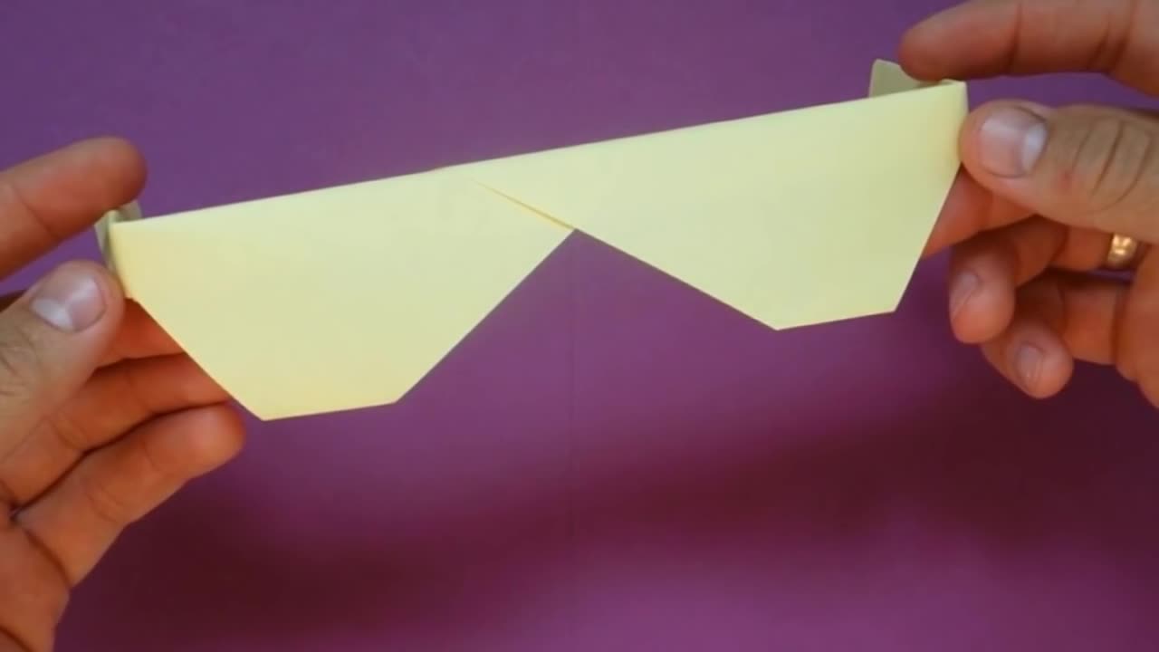 How to make glasses out of paper. Origami Glasses