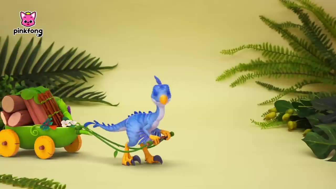 Meet the small Dinosaur Velociraptor, Vella _ My Pet Dinosaur Cartoon & Song _ P