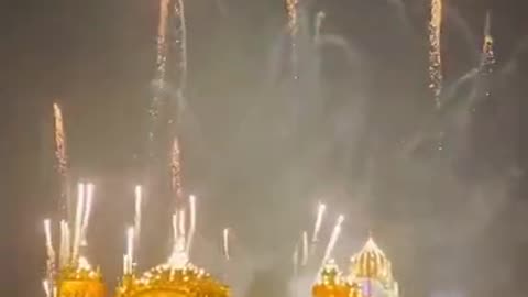 Golden temple Amritsar diwali crackers