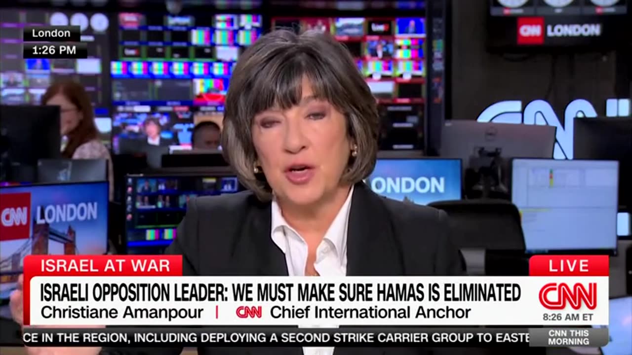 Israeli Opposition Leader Tells CNN Host To Take Her Humanitarian Concerns To Hamas