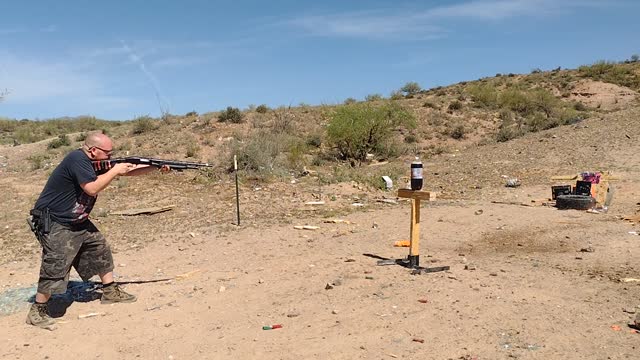 12 gauge birdshot vs 3 liters of diet cola