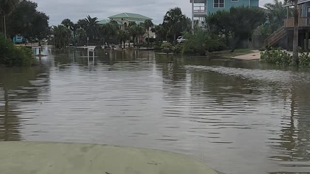Vilano Beach Porpoise Point Flooding Hurricane Ian