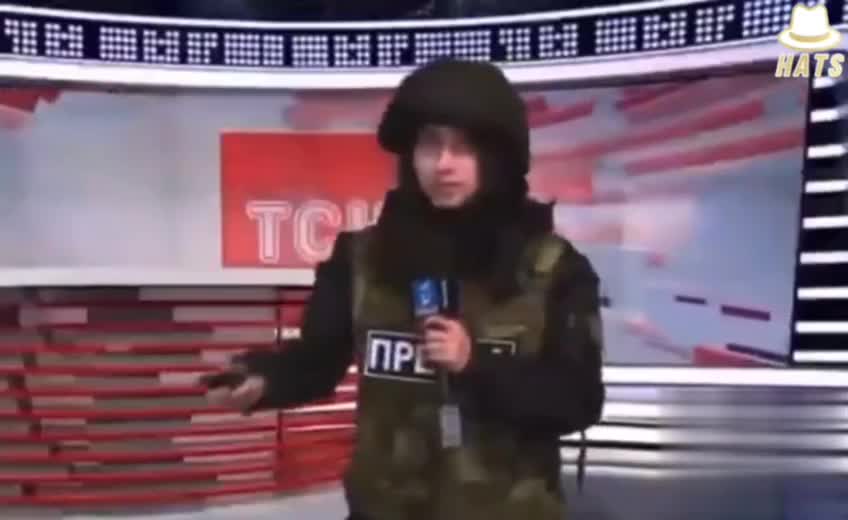 Beware of fake news! Russian Correspondent shows you how the 'green screen' works!