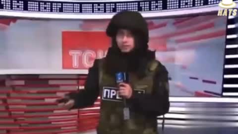 Beware of fake news! Russian Correspondent shows you how the 'green screen' works!