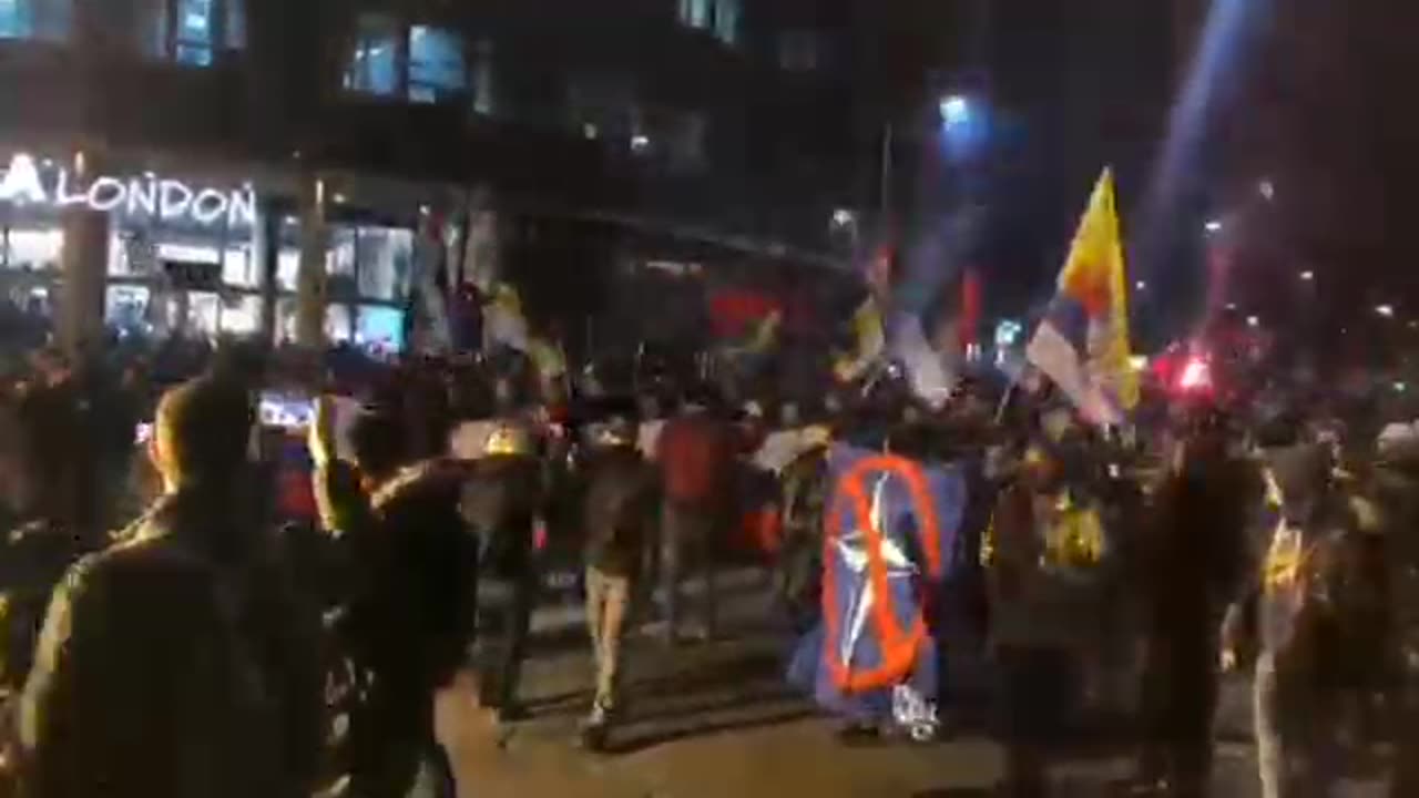 Rally in support of Russia in Serbia