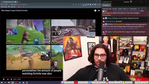 HasanAbi reacts to Why Ninja's Career Died