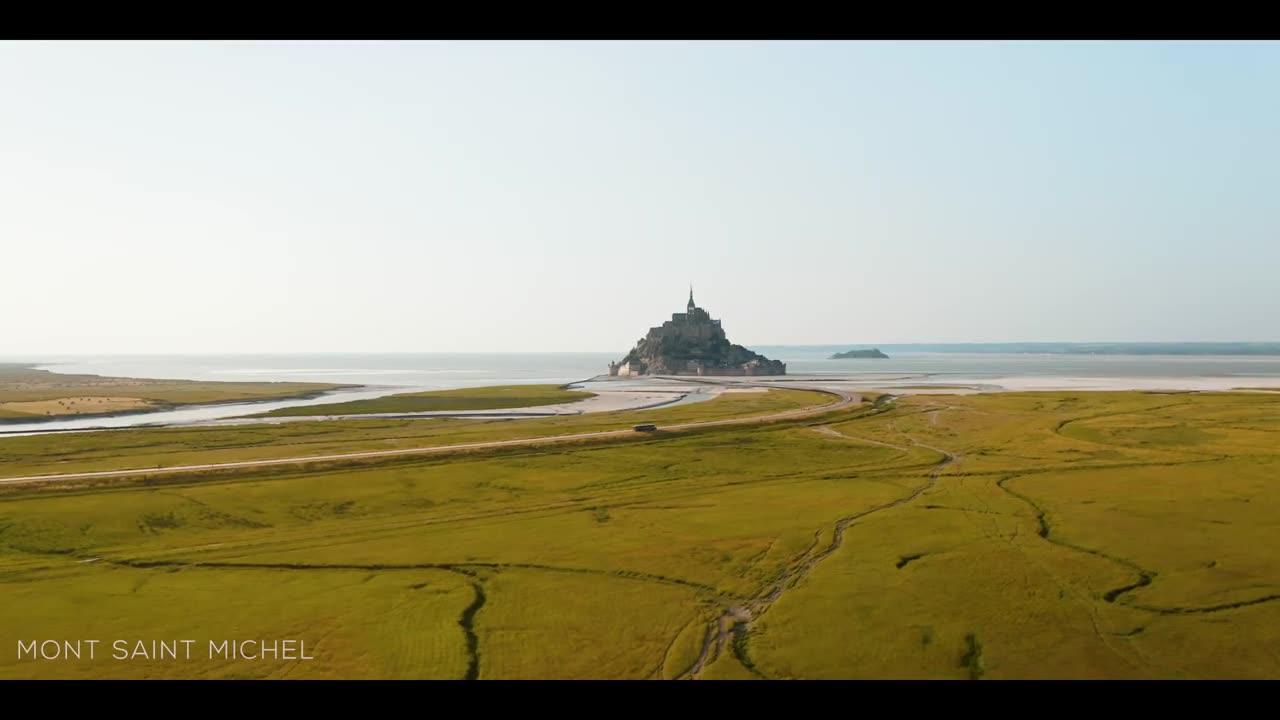 4K Bretagne Island | 3 Hours Drone Travel Fly