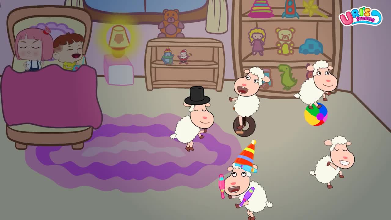 Count The Sheep And Go To Sleep 🐑 🐑 🐑 ...🐑 Funny Cartoon for Kids Uri Channel