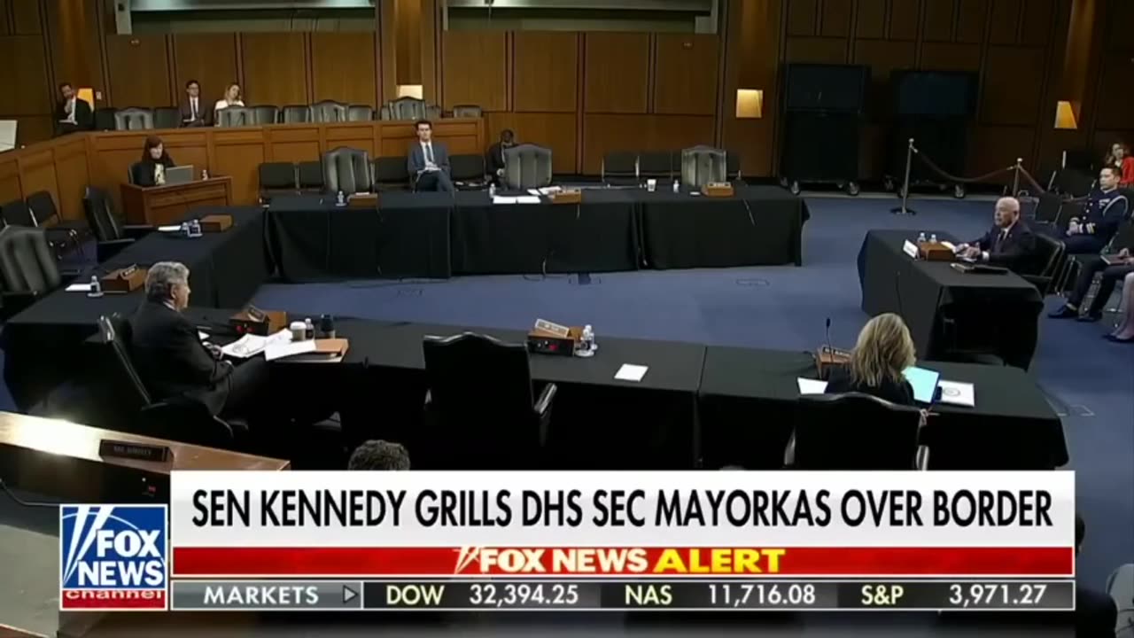 Sen Kennedy: Either DHS Sec Believes In Open Borders Or He's Not Qualified To Manage Chuck E. Cheese