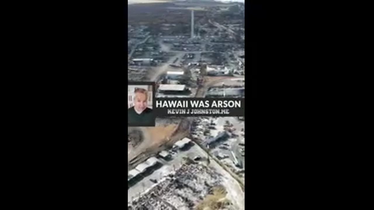 Maui Fires In Hawaii Were Deliberate - The Burn Pattern Matches What I Have Seen In War Zones
