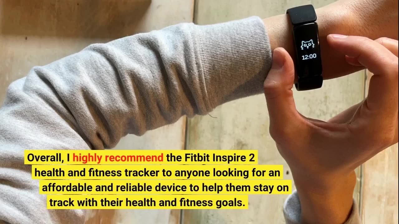 Customer Comments: Fitbit Inspire 2 Health & Fitness Tracker with a Free 1-Year Premium Trial,...